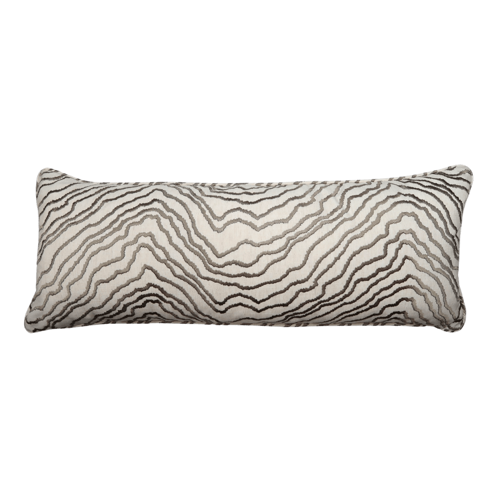 Rivers Pewter Large Lumbar Pillow