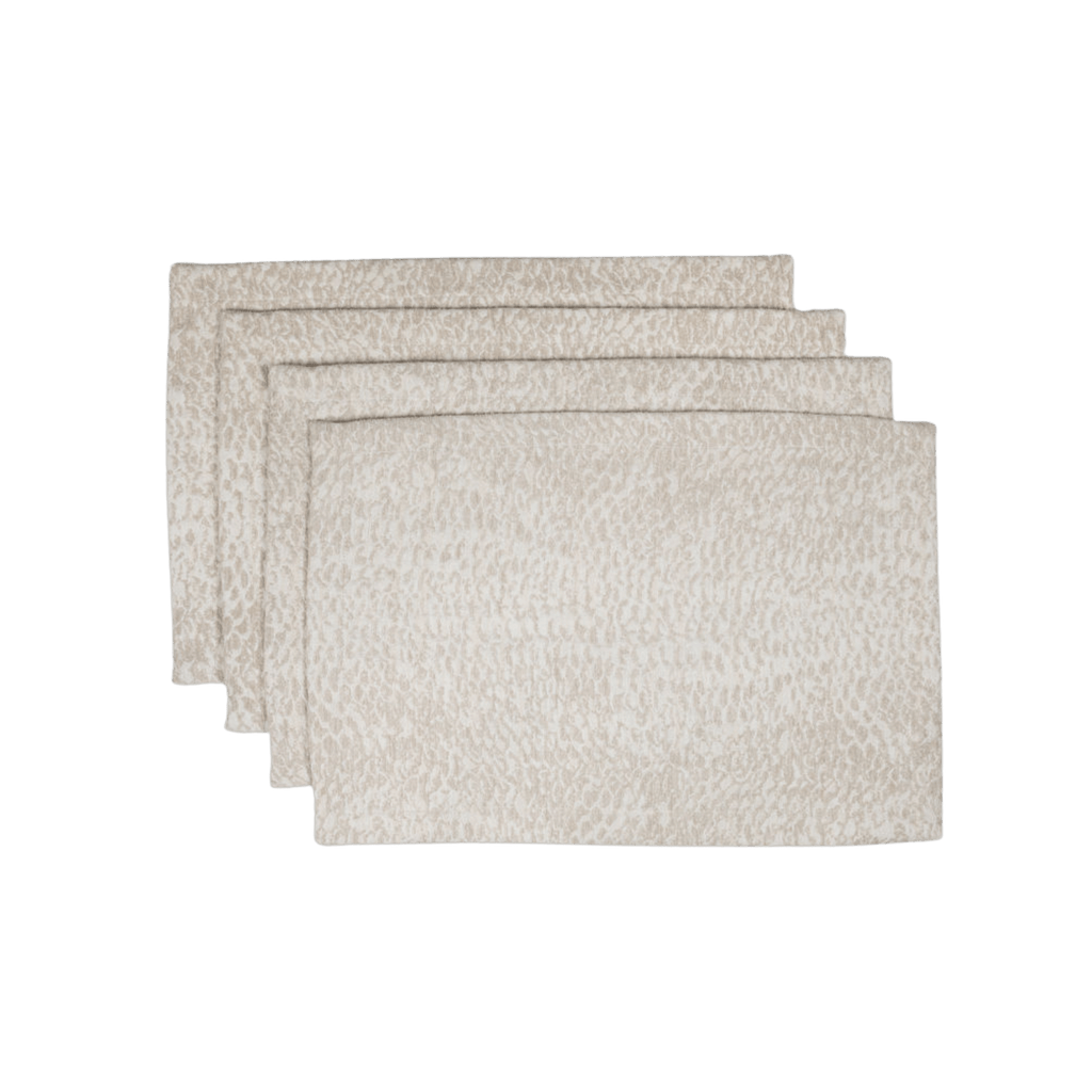 neutral design luxury linen placemats