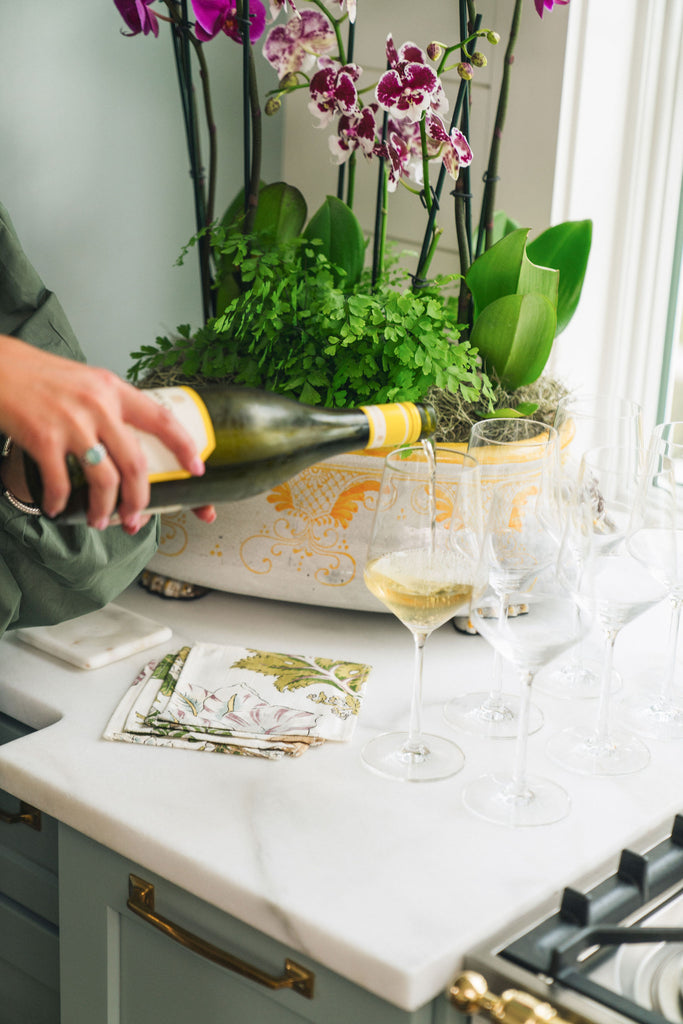 Flora Basil Cocktail Napkins – SCRAPS BY STRADLEY DAVIDSON
