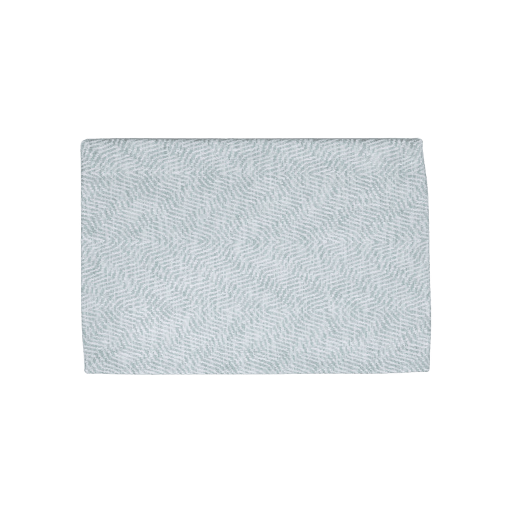 blues and white design linen placemat