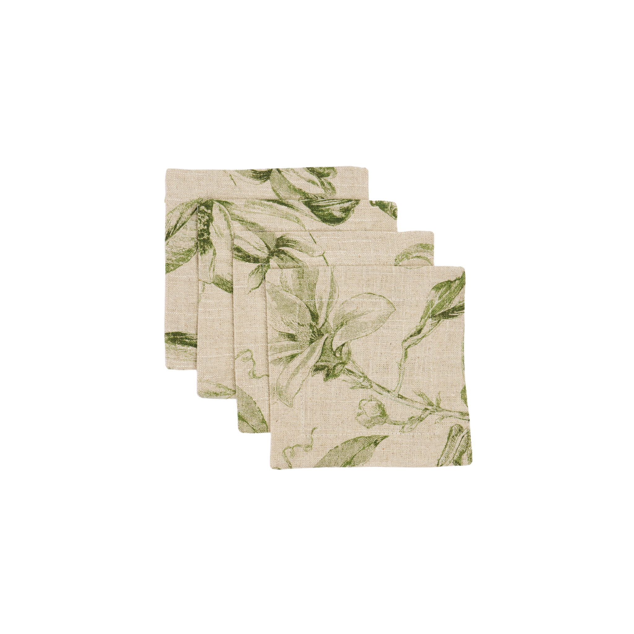 succulent cocktail napkins Flora Basil Cocktail Napkins – SCRAPS BY STRADLEY DAVIDSON