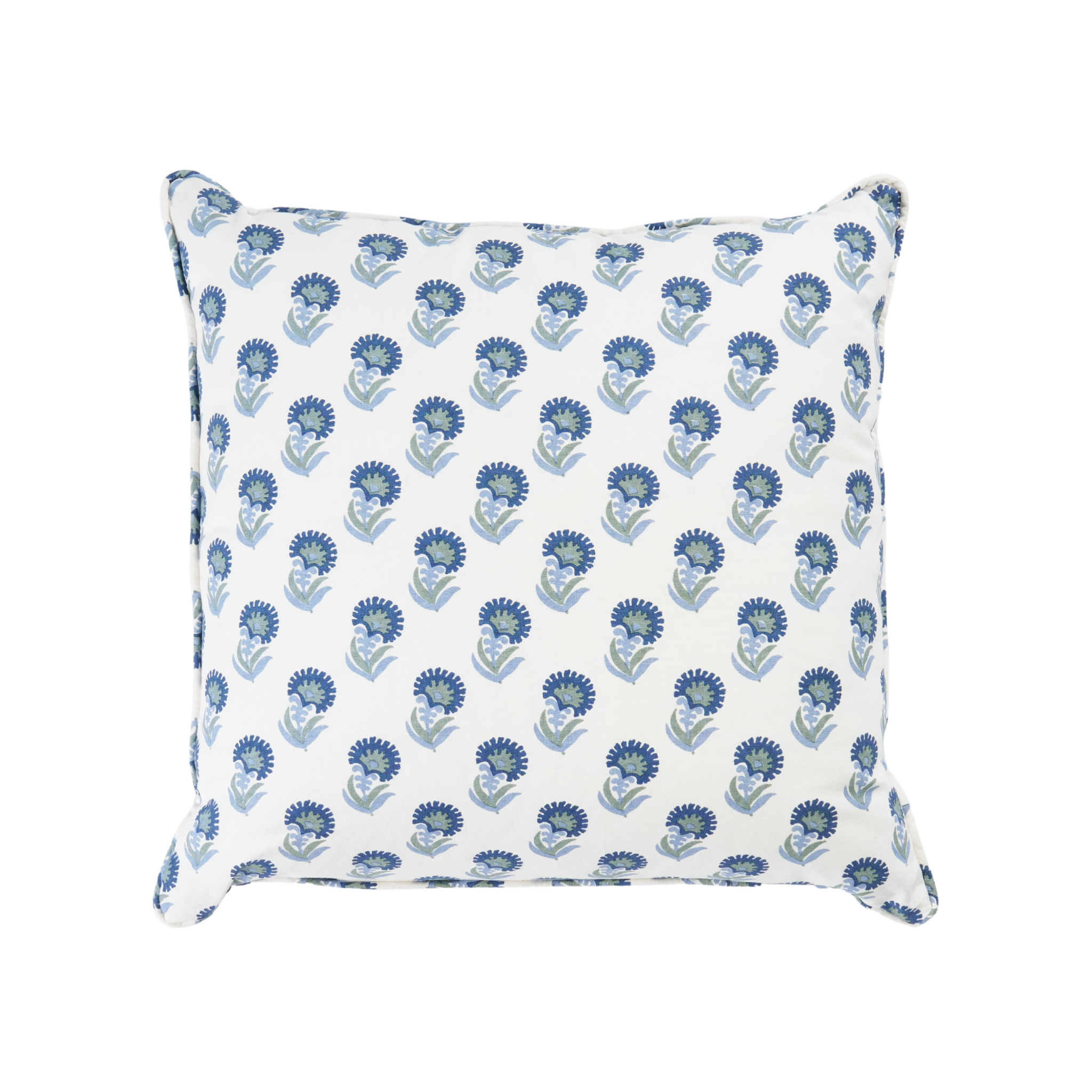 Legare Azure Throw Pillow – SCRAPS BY STRADLEY DAVIDSON